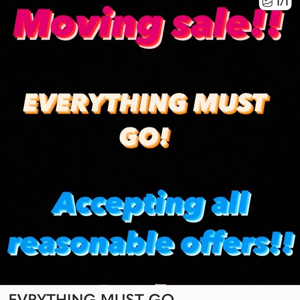 Everything must GO